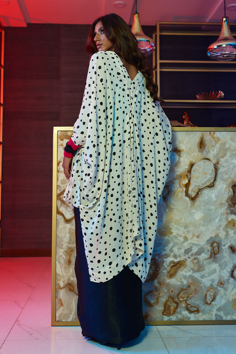 Wardha Saleem | Luxury Pret Fusion Wear | HOT SPOTâ 3PC FORMAL DRAPE