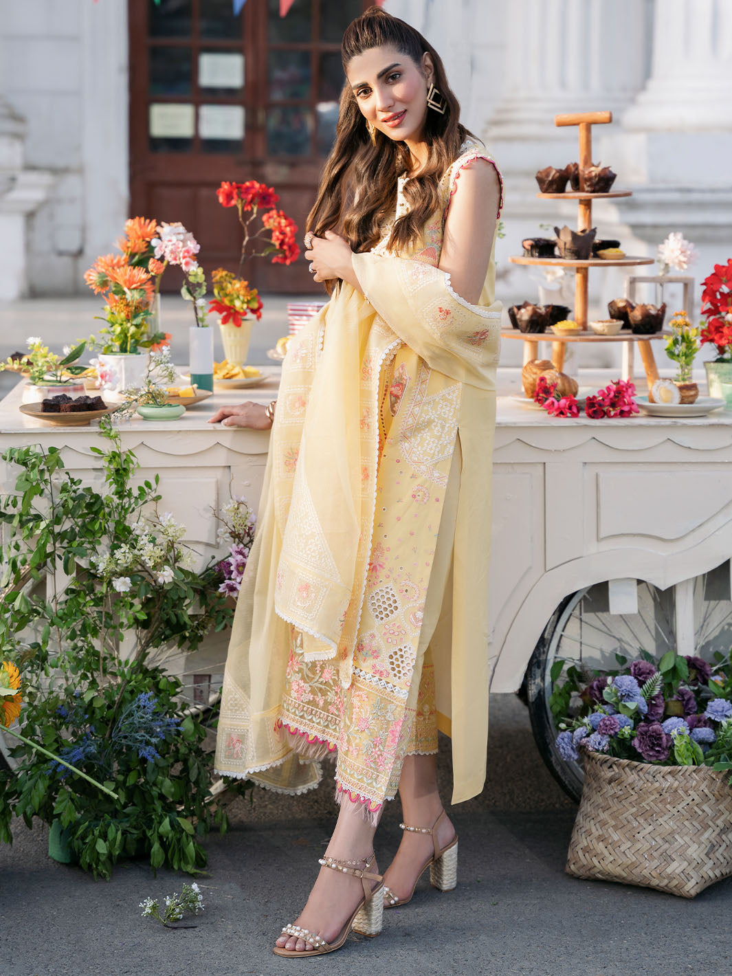 Bin Ilyas | Clara Embroidered Lawn 24 | 212 - B