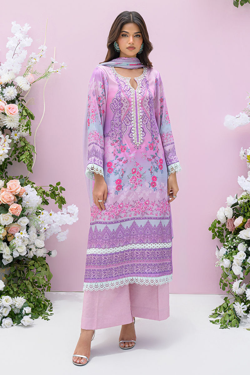 Fatima Khan | Eid Digital Silk Prints |  Gardenia