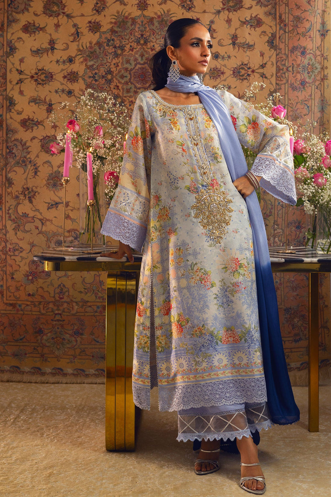 Annus Abrar | Lime Luxe Silk | Elmira