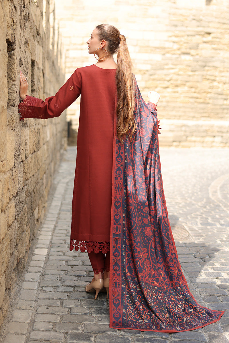 Rangrasiya | Carnation Luxury Shawl Edit | Cardamom