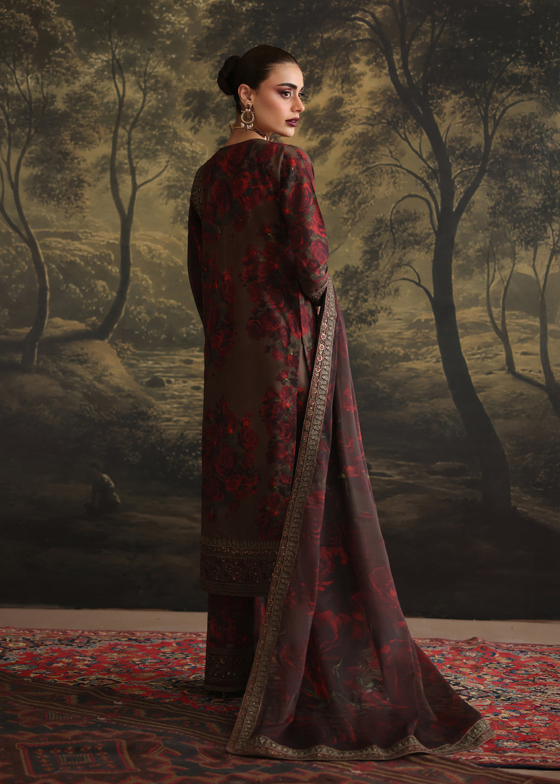 Humjoli | Rehana Luxury Collection | BROWN ROME