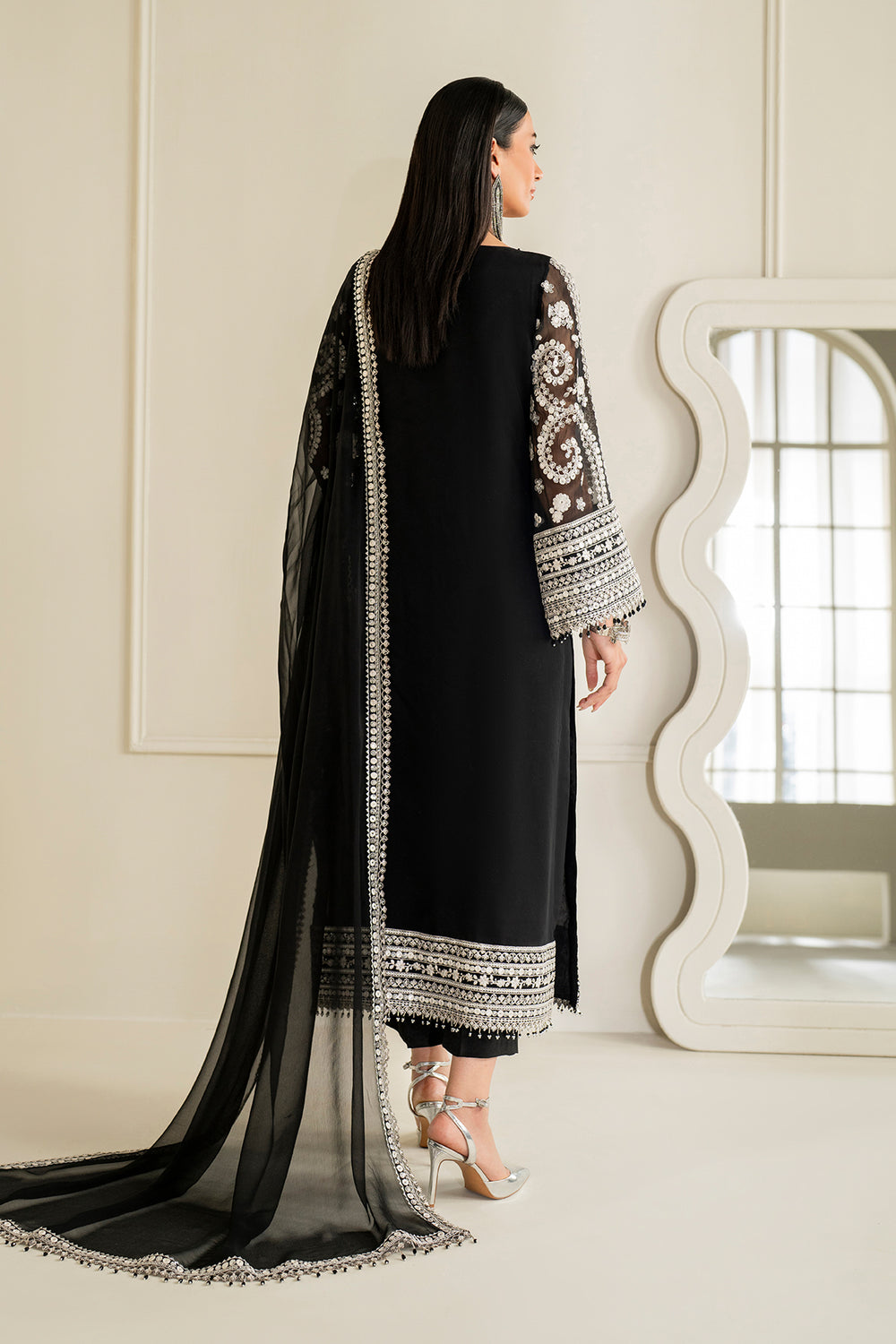 Baroque | Formals Collection | EMBROIDERED CHIFFON UF-4158