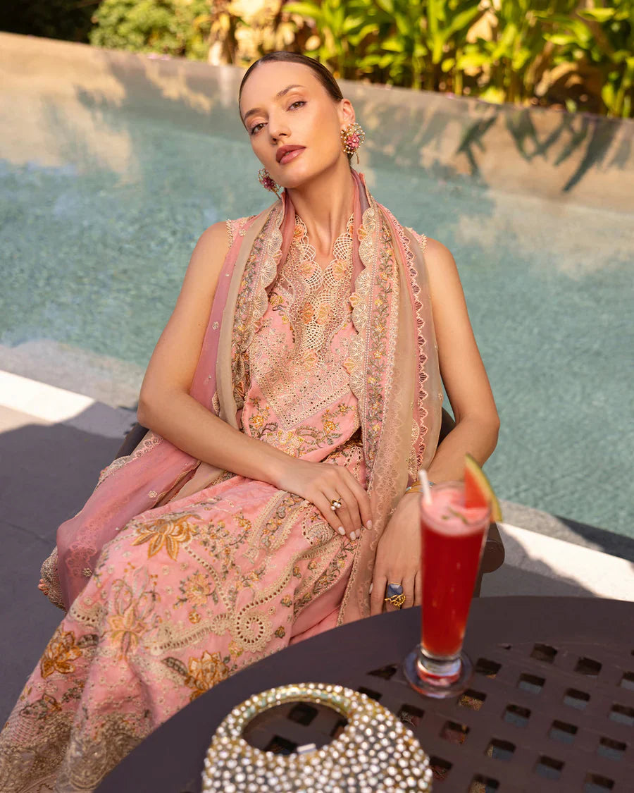 Faiza Saqlain | Luxury Lawn | Peony