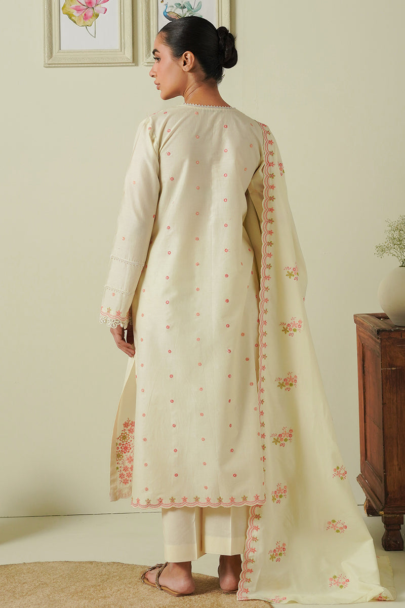 Cross Stitch | Mahiri Embroidered Lawn 24 | IVORY BLOSSOM