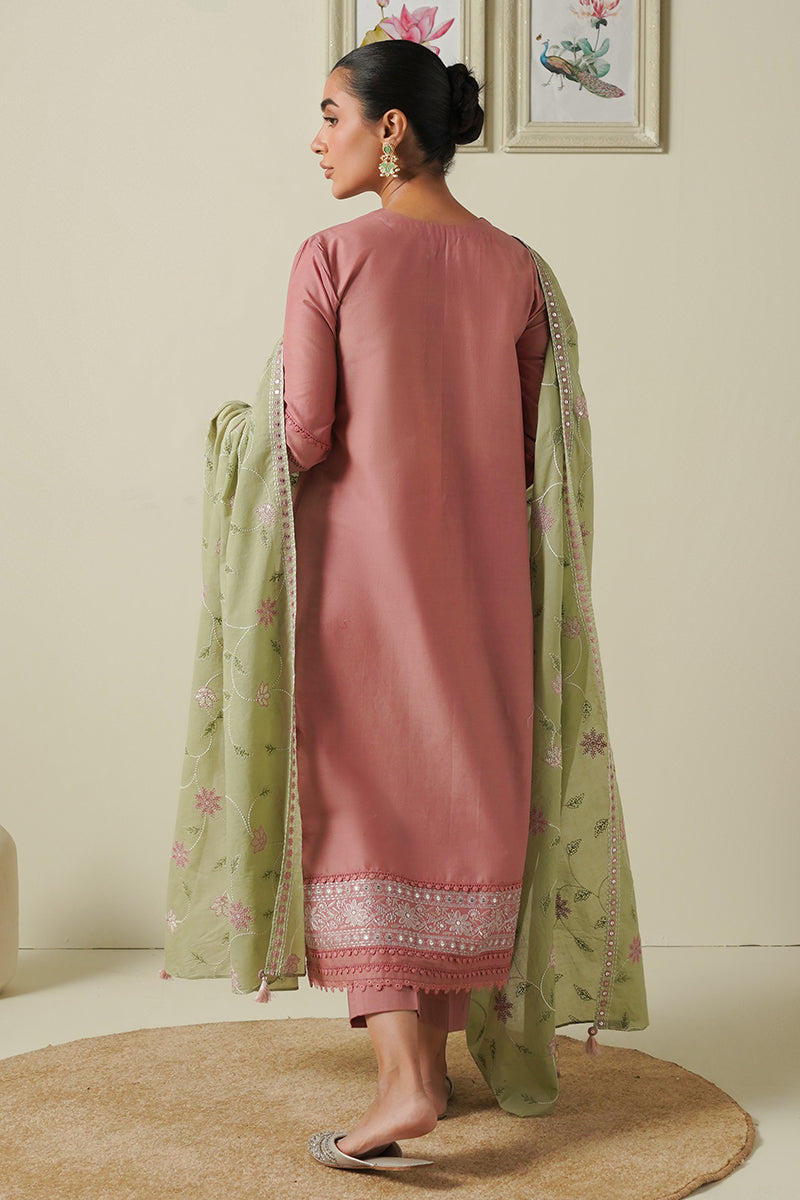 Cross Stitch | Mahiri Embroidered Lawn 24 | SOFT SAGE