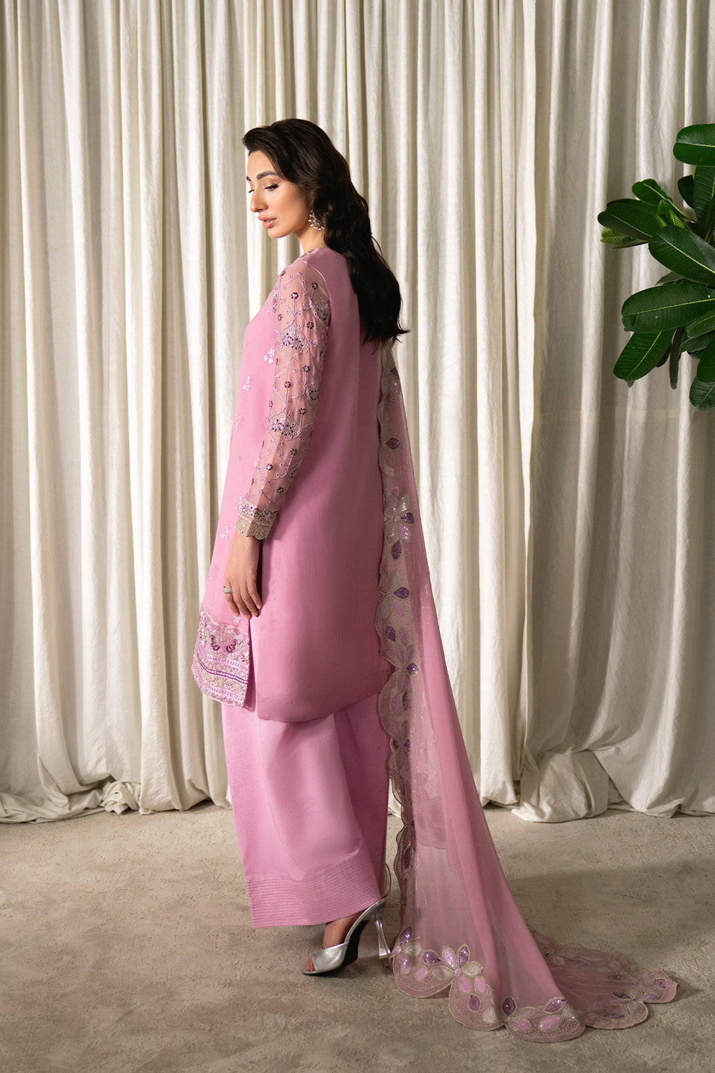 Neeshay | Ready to Wear Chiffon | RTW-CHFN-01 LILAC