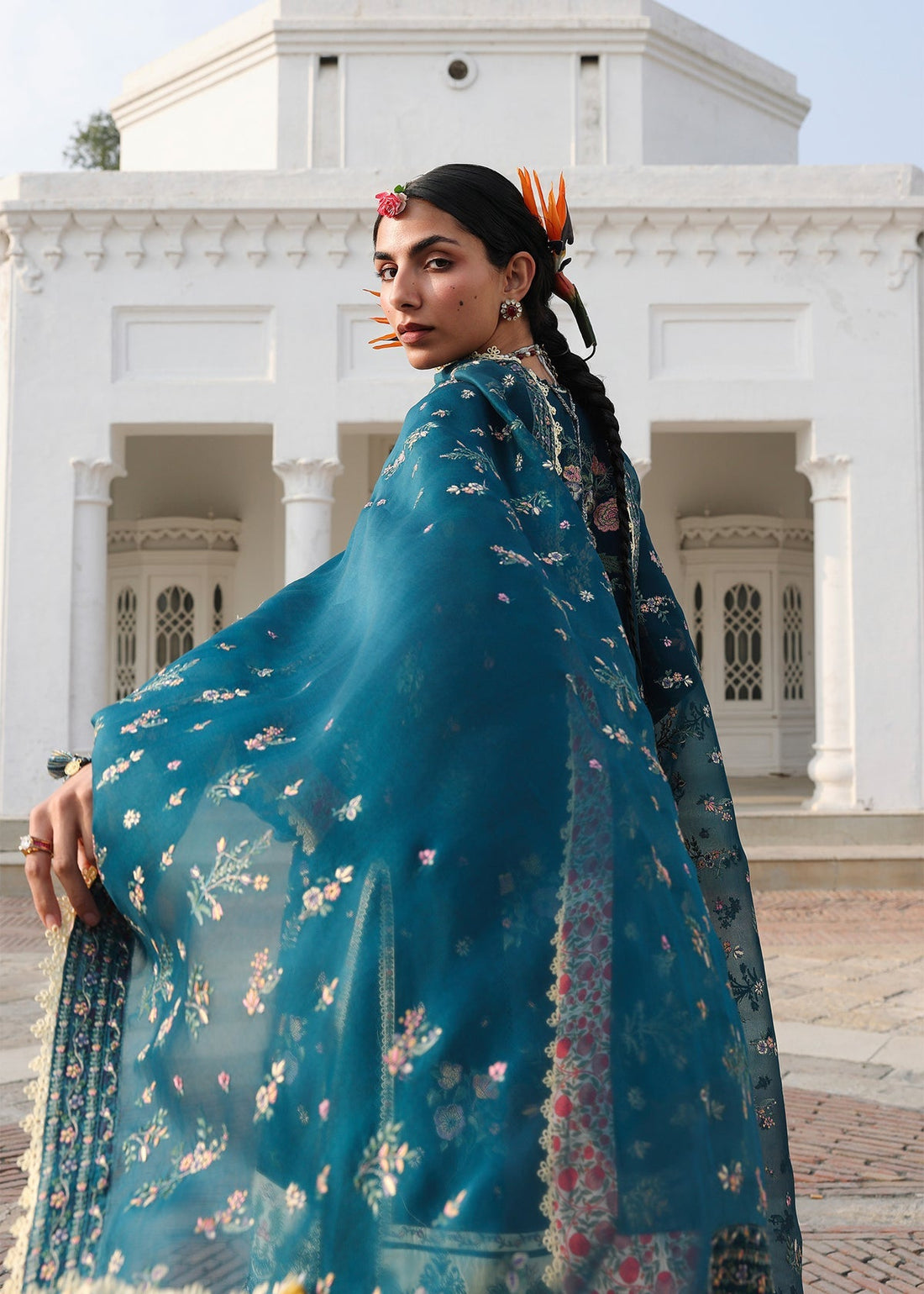 Hussain Rehar | Kalabagh Luxury Lawn 26 | Azraq
