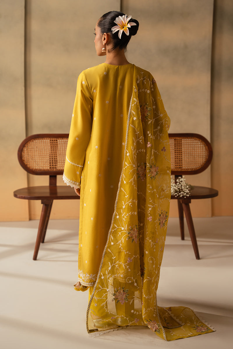 Cross Stitch | Mahiri Embroidered Lawn 24 | CEYLON YELLOW