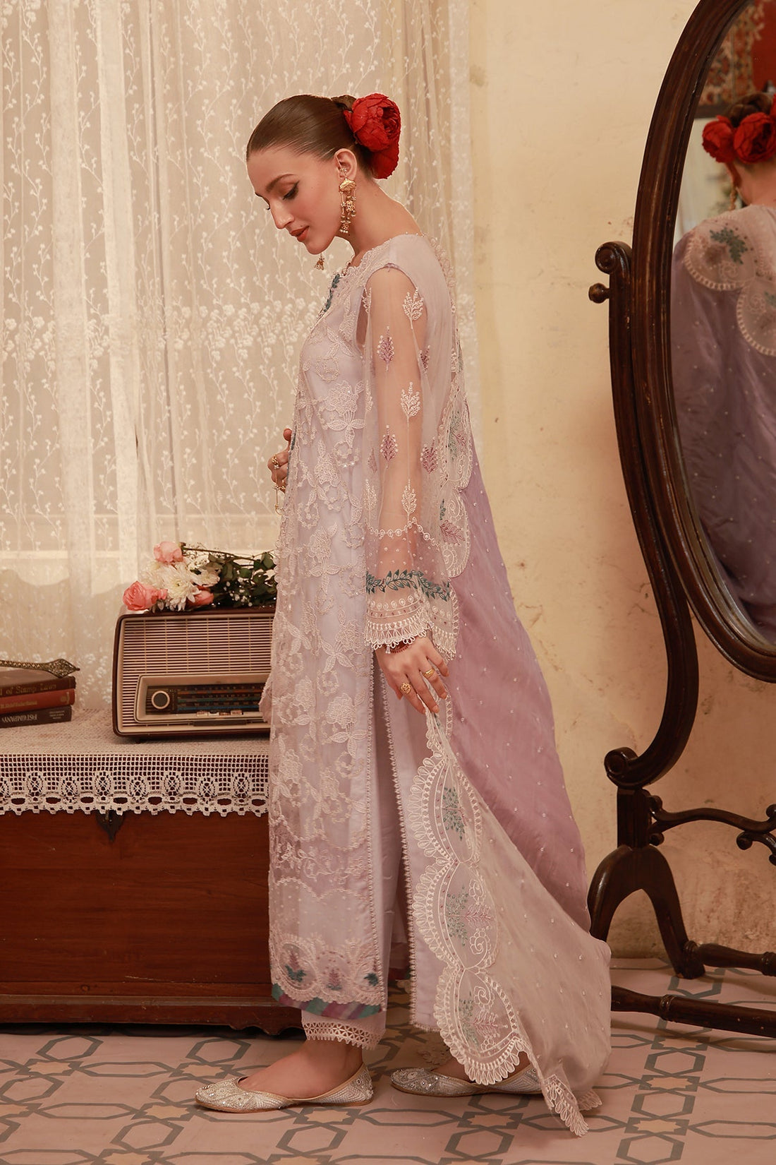 Sahar | Festive Edit 26 | Lilac Lace Reverie