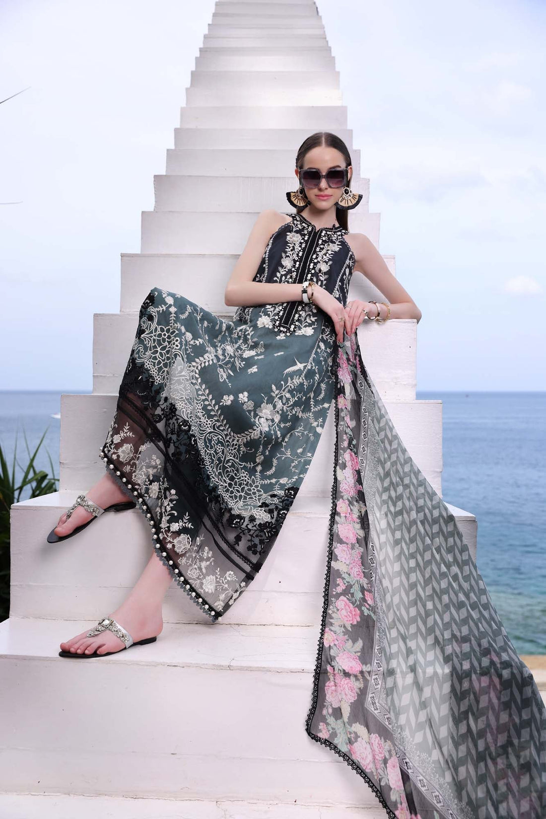 Noor by Saadia Asad | Luxe Printkari | D2-B