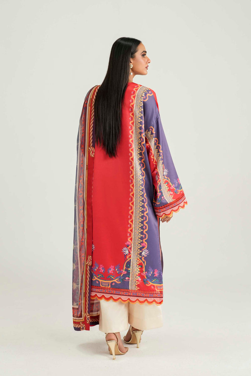 Akbar Aslam | Silk Pret | Coral