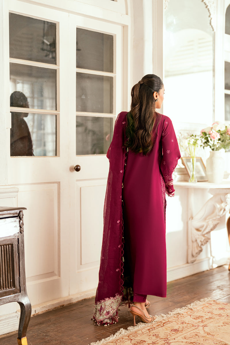 Qalamkar | Luxury Lawn Eid Edit | SB-02 Sameen