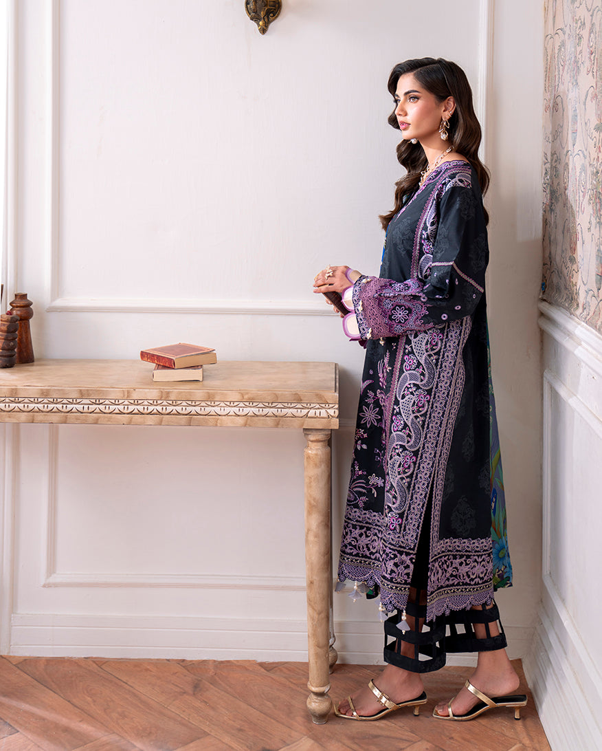 Roheenaz | Aezel Embroidered Cambric | Emera