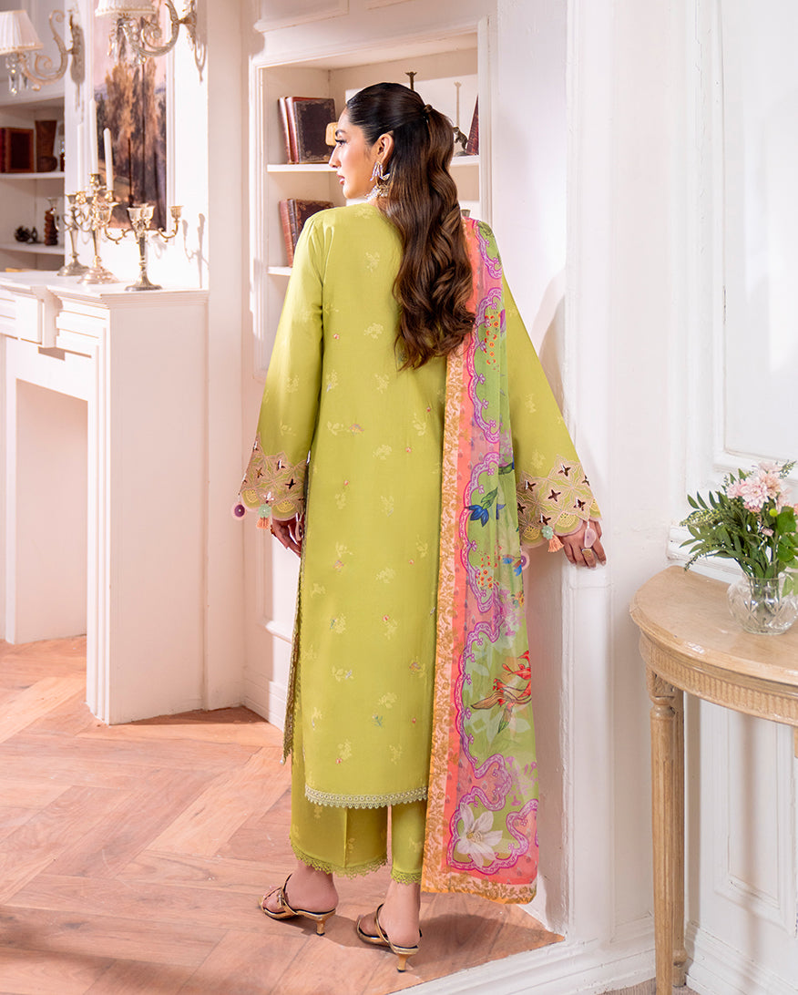Roheenaz | Aezel Embroidered Cambric | Arven