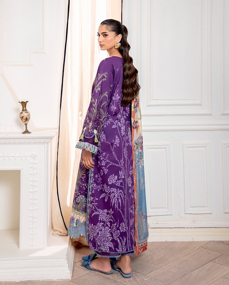 Roheenaz | Aezel Embroidered Cambric | Emaan