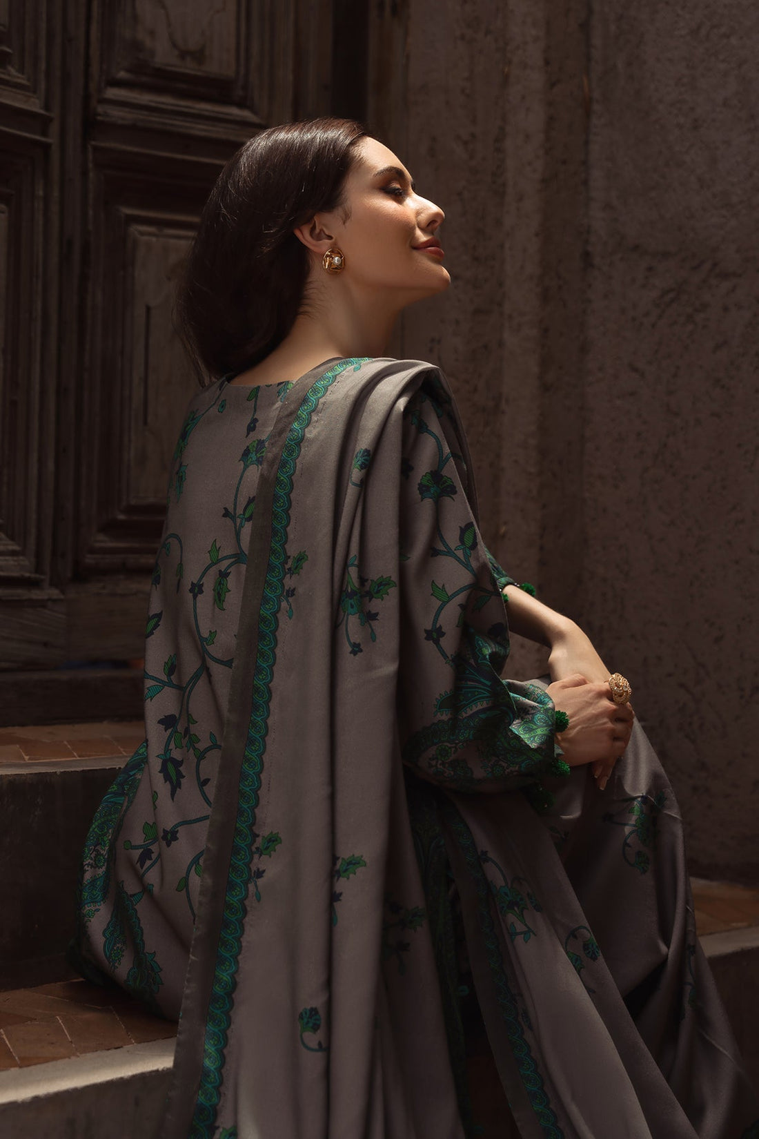 Charizma | C Prints Winter 25 | 3-PC Unstitched Printed Linen Collection CPW5-07