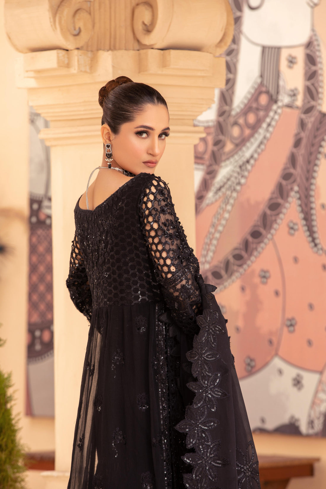 Diara Couture | Tehzeeb Wedding Formals | BLACK NOIR