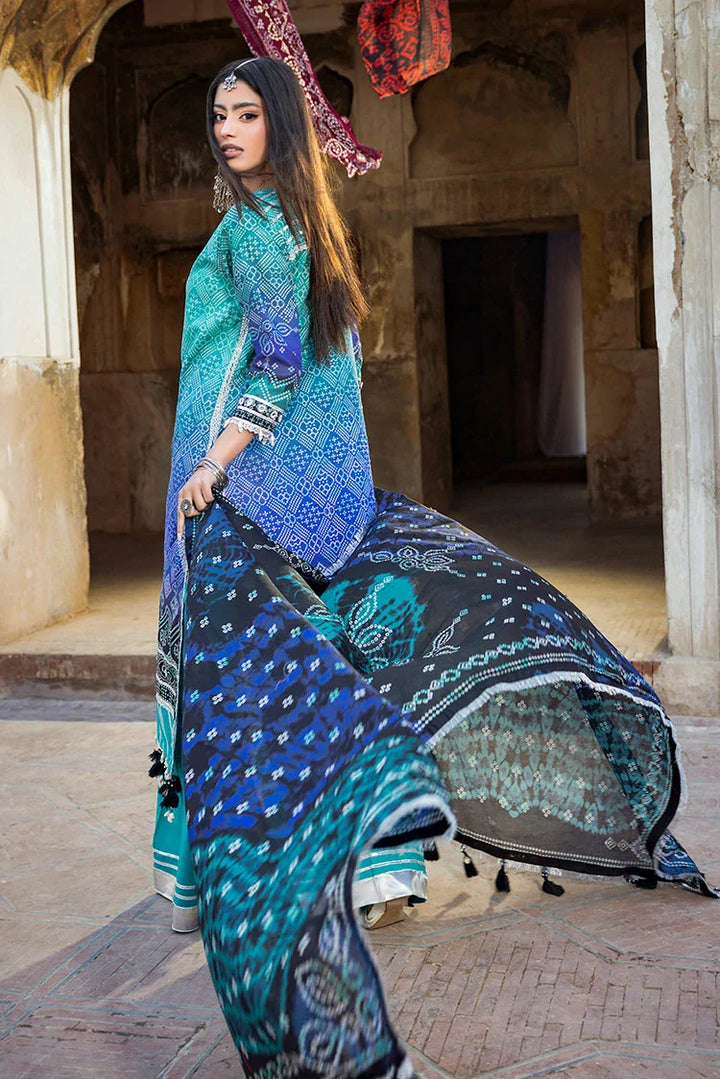Ellena | Chunri Collection 26 | 3-PC Unstitched Printed Lawn Suit