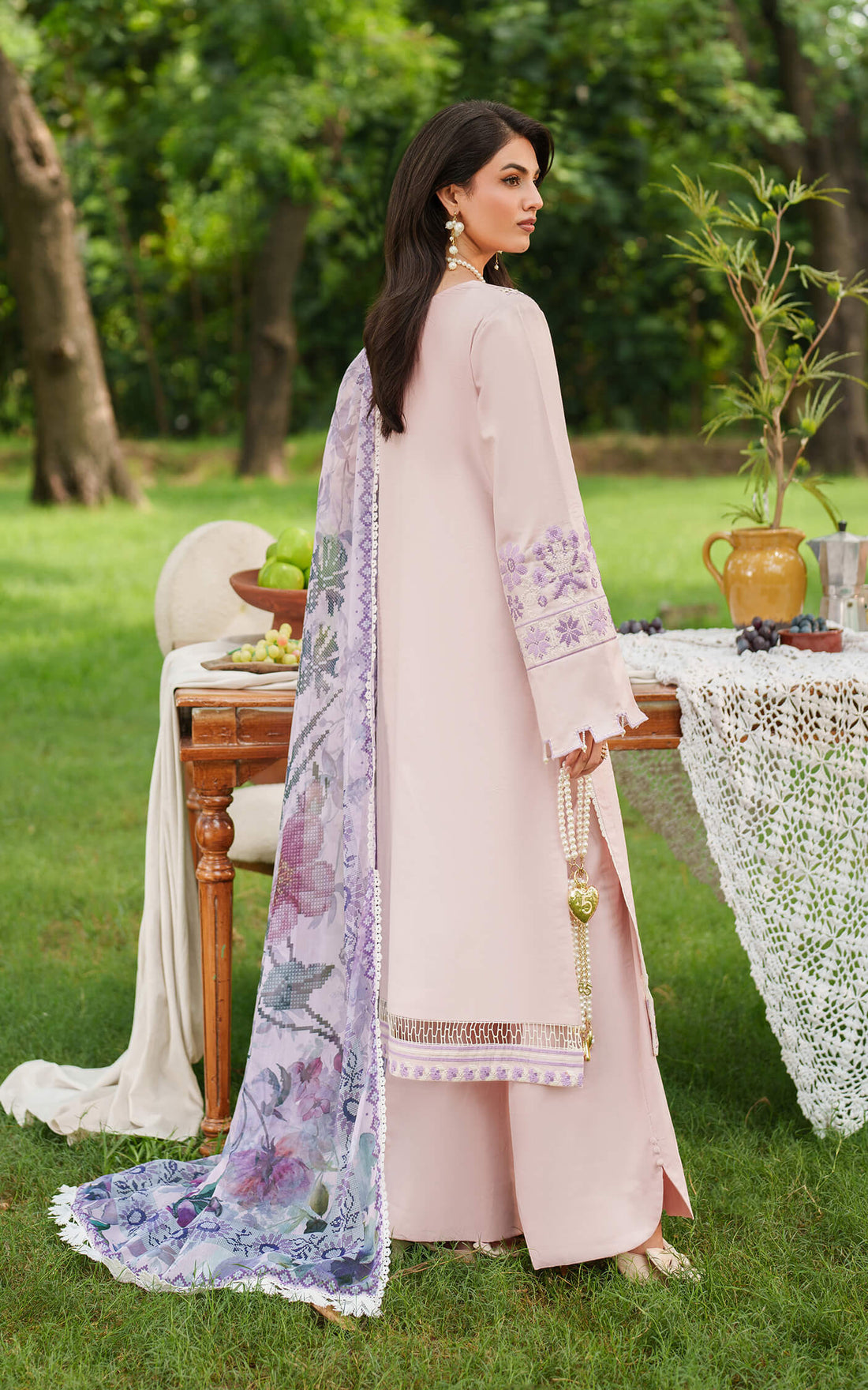 Asifa and Nabeel | Eden Cambric 25 | Elysian Petals ECU25-08