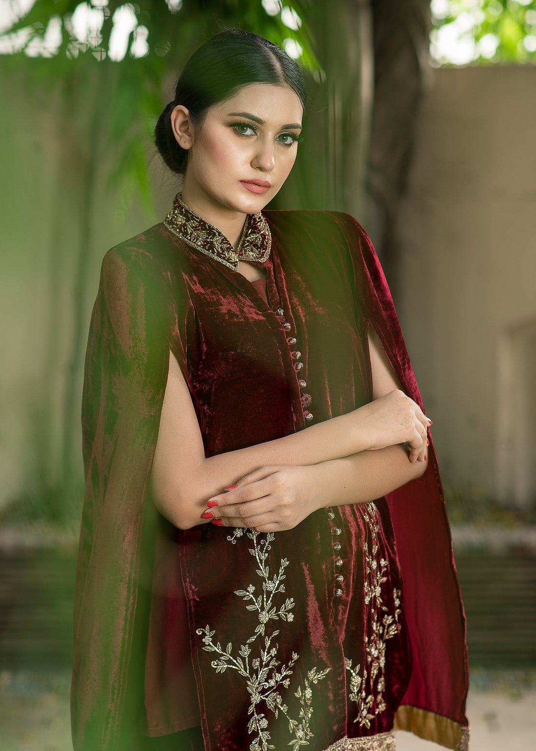 Purple Haze | Velvet Formals |  Maroon Velvet