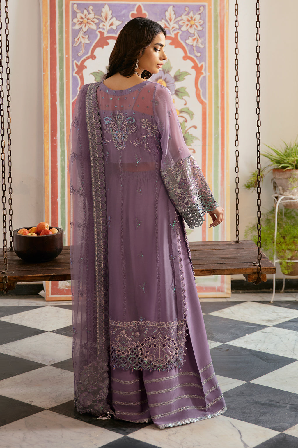 Ramsha | Dastak Luxury Chiffon Collection | Q-108