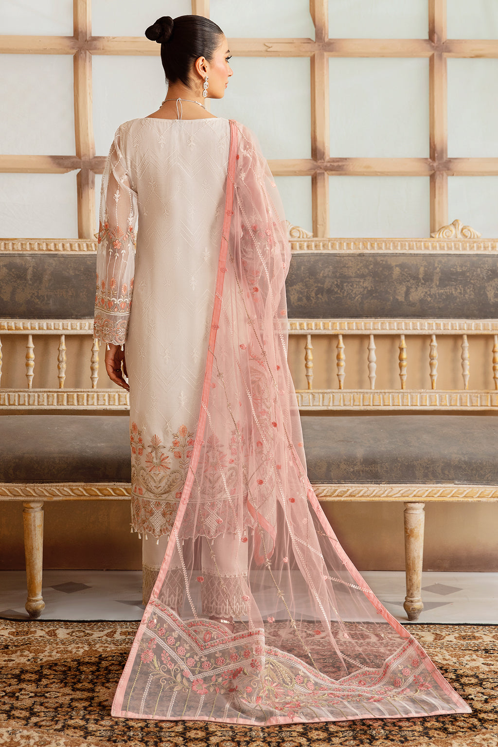 Ramsha | Minhal Organza Collection |  M-1203