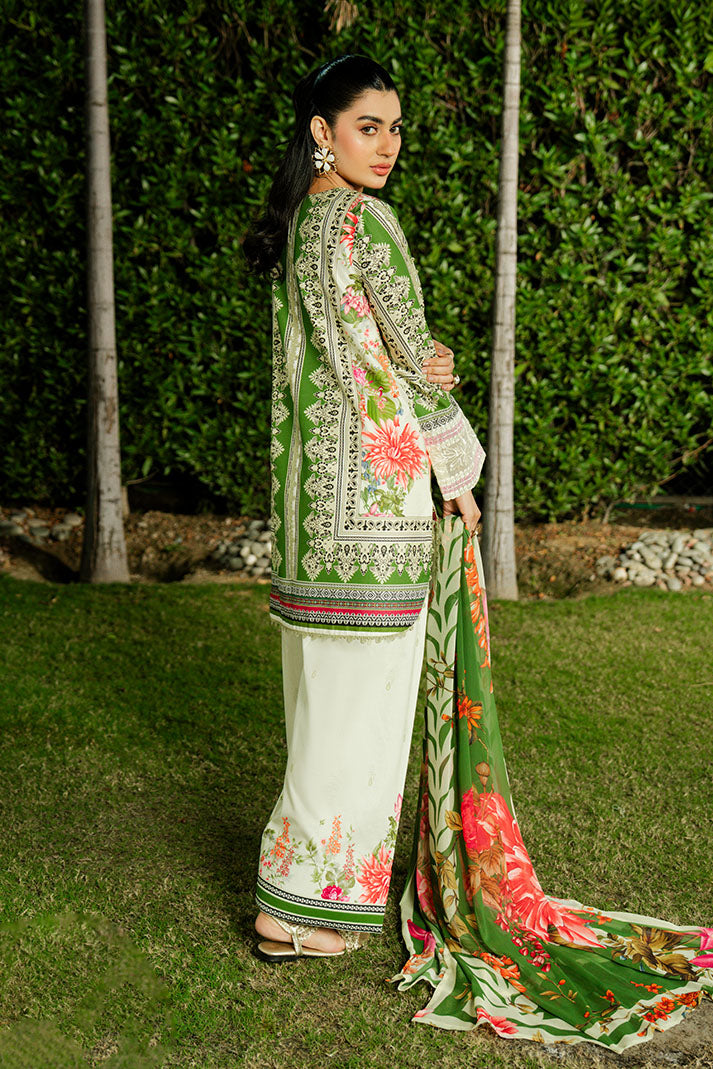Imrozia Premium | Dahlia Lawn | SL-122 Olive Jardin