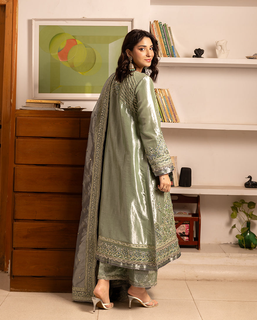 Mushq | Sunehri Lama Silk | Tabeer