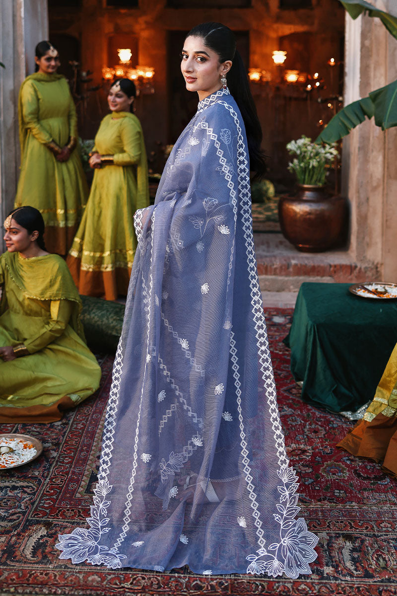 Cross Stitch | Eid Lawn 26 | ETHNIC BLUE