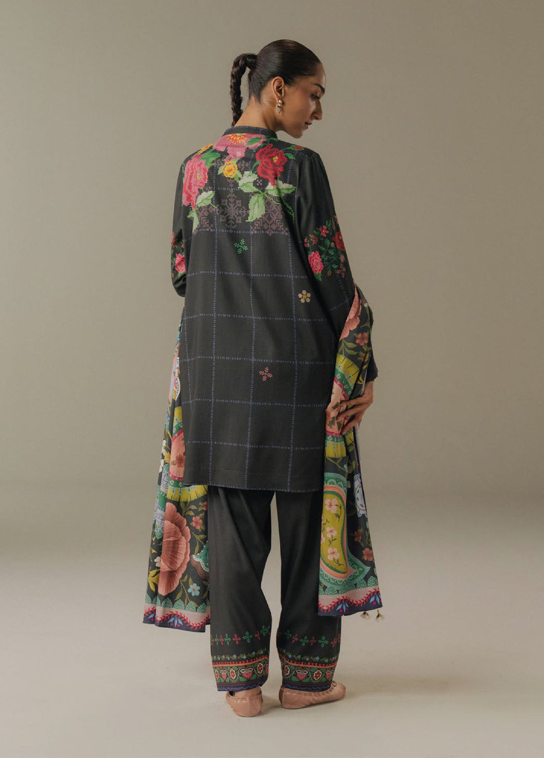 Zara Shahjahan | Coco Prints 25 | Olive Hour-5A