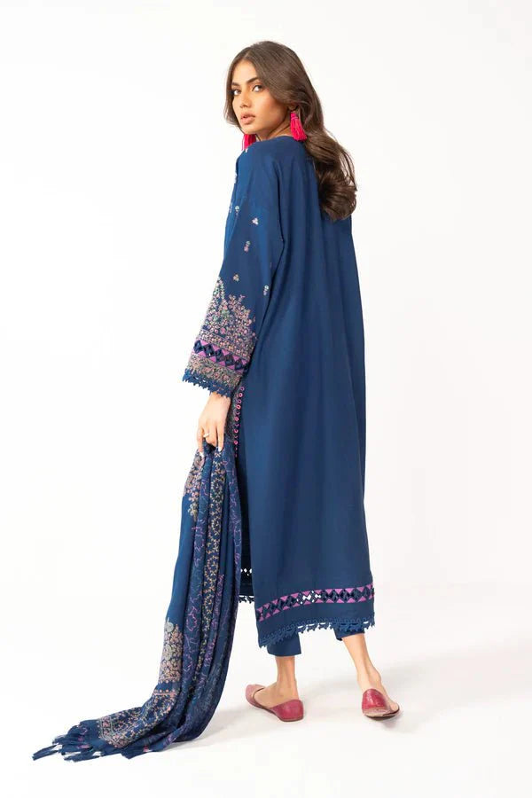 Alkaram | Shawl Collection | Navy