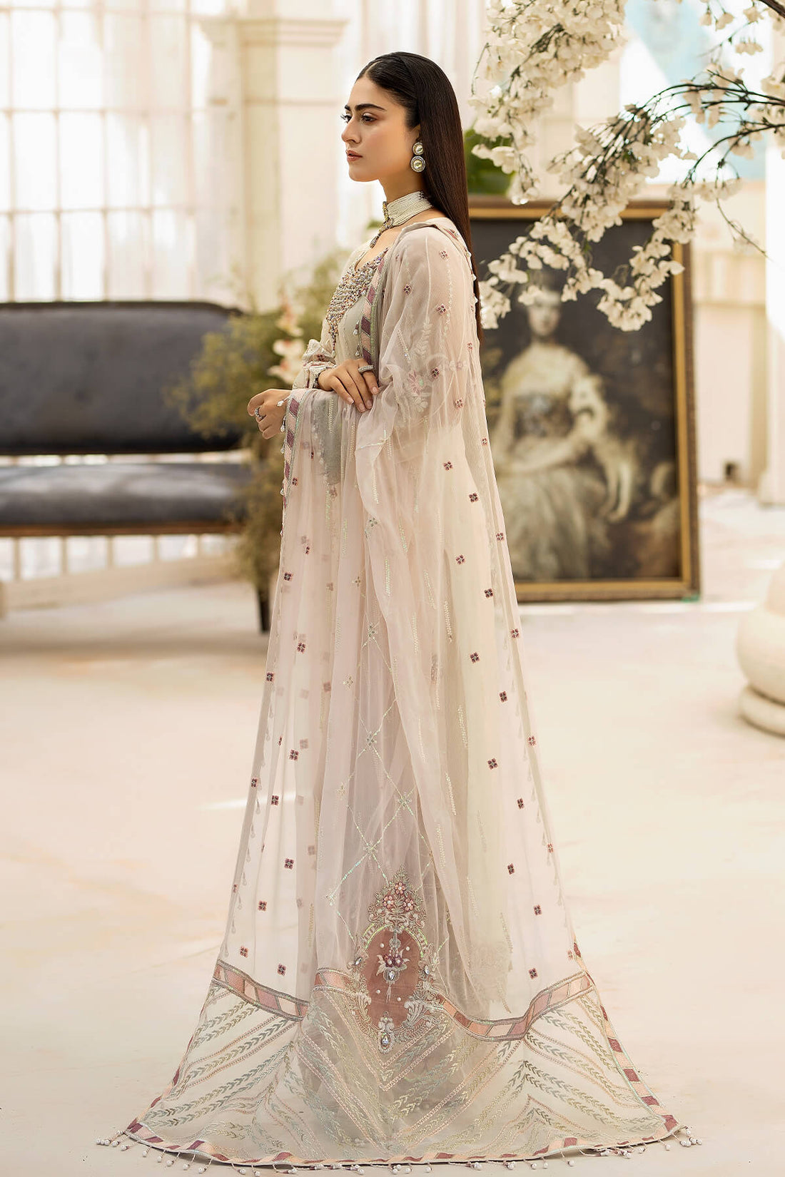 Raeesa Premium | Dehleez Formals | DL-1018 Mehtaab